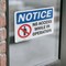 Signmission No Access While In Operation Sign, Vinyl Decal, 14in W x 10in L, 2PK OS-2PACK-NS-D-1014-L-14347 - alternate 2